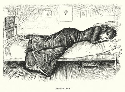 Ilustrace pro Trilby od George du Maurier (rytina) od George (after) Du Maurier