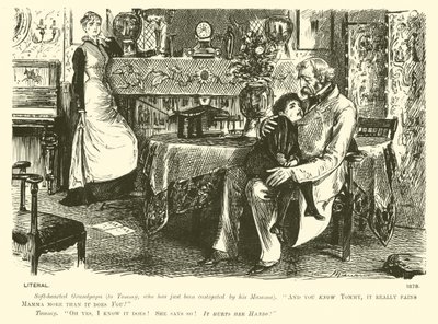 doslovný (rytina) od George (after) Du Maurier