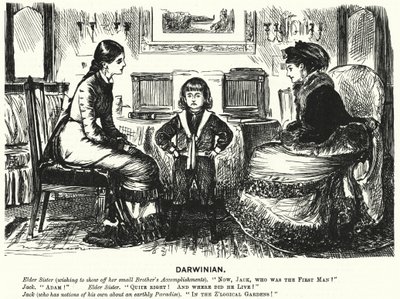 Punch cartoon: (rytina) od George (after) Du Maurier