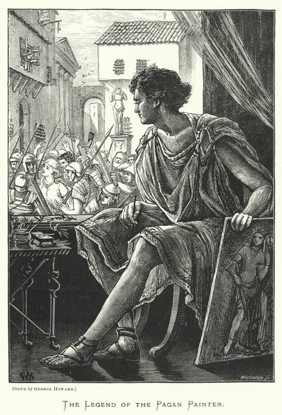 Legenda o pohanském malíři (rytina) od George (after) Howard