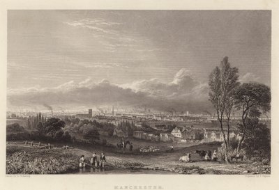 Manchester (rytina) od George (after) Pickering