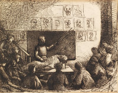 Hodina anatomie ve školách Královské akademie s profesorem Partridgem od George Adolphus Storey