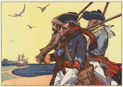 Piráti na ostrově Tortuga od George Alfred Williams