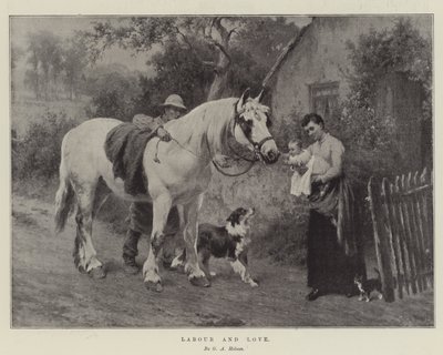 Práce a láska od George Augustus Holmes