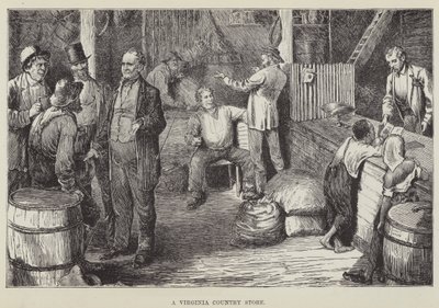 Obchod na venkově ve Virginii od George Augustus Sala