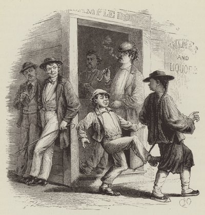 Útok na Číňany v San Franciscu od George Augustus Sala