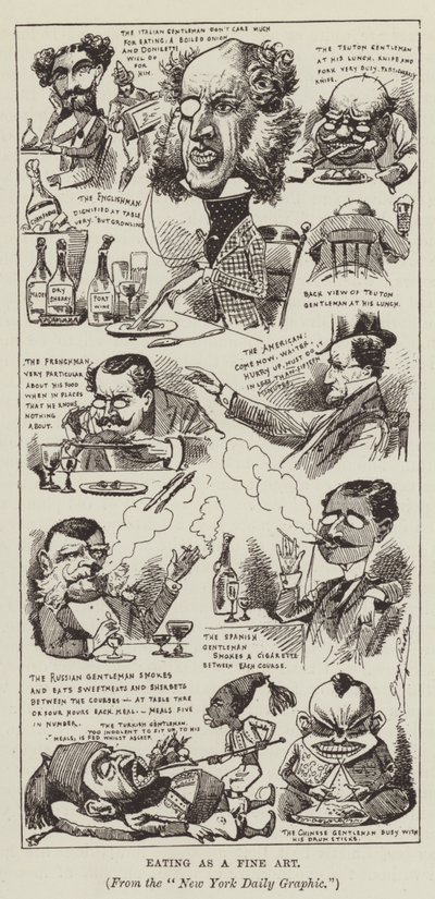 Jíst jako výtvarné umění od George Augustus Sala