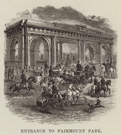 Vstup do Fairmount Parku od George Augustus Sala