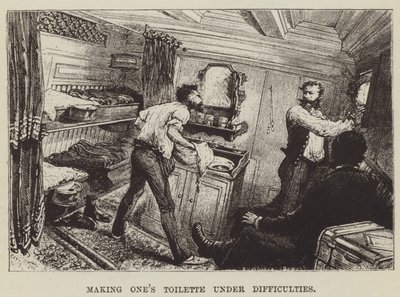 Výroba jedné toalety v obtížích od George Augustus Sala