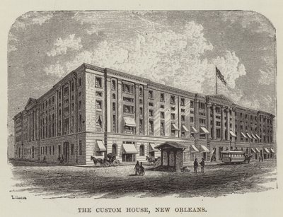 Celnice, New Orleans od George Augustus Sala