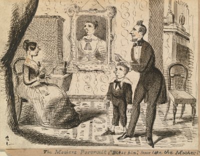 Portrét matky od George Augustus Sala