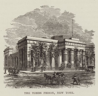 The Tombs Prison, New York od George Augustus Sala