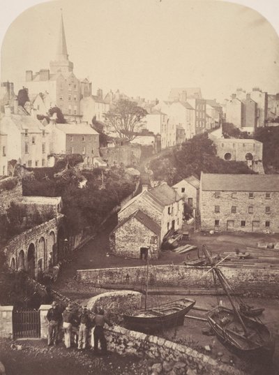 Část Tenby Town and Harbour, 1853. od George B. Stokes