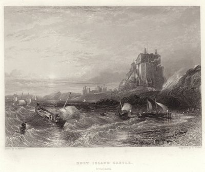 Hrad Holy Island, St Cuthberts od George Balmer