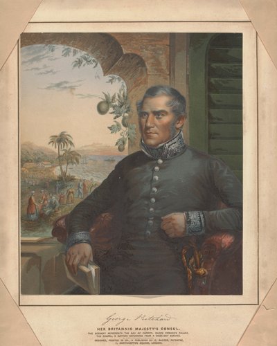 George Pritchard, konzul Jejího Britského Veličenstva od George Baxter