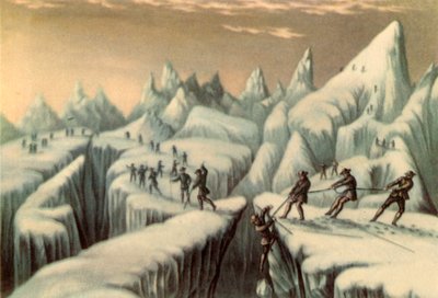 Etapa při výstupu na Mont Blanc, c1853, 1946. od George Baxter