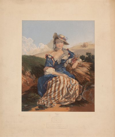 Belle of the Village od George Baxter