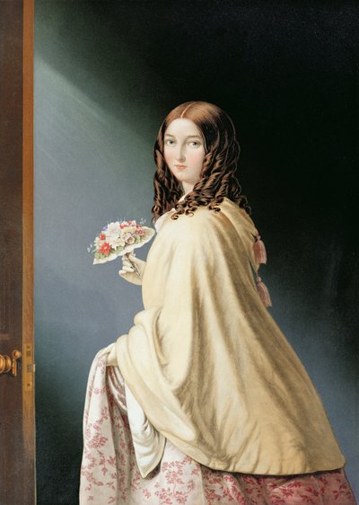 Družička (barevná rytina) od George Baxter