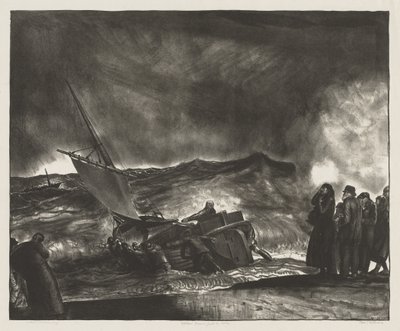 Allan Donn vyplouvá na moře od George Bellows