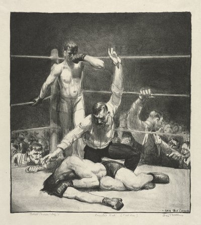 Odpočítáno, první kámen od George Bellows