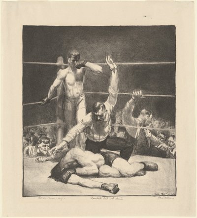 Odpočítáno, první kámen od George Bellows