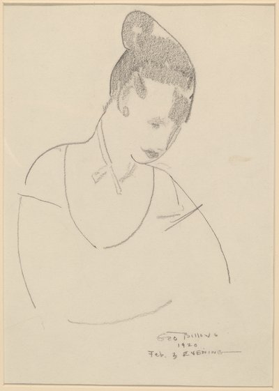 Elsie Speicher [verso] od George Bellows