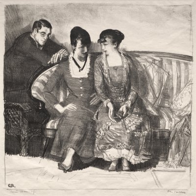 Emma, Elsie a Gene od George Bellows