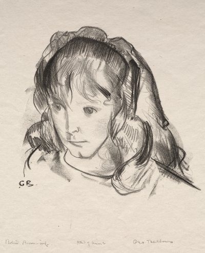 Hlava Anny od George Bellows