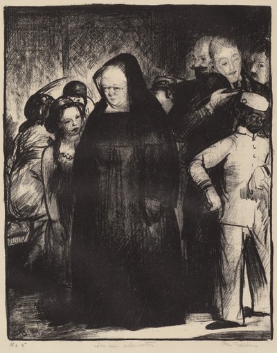 Ve Výtahu od George Bellows