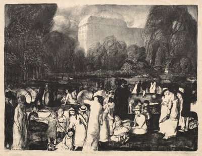 V parku, světlo od George Bellows
