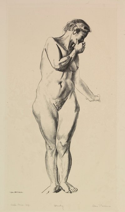 Studie aktu od George Bellows