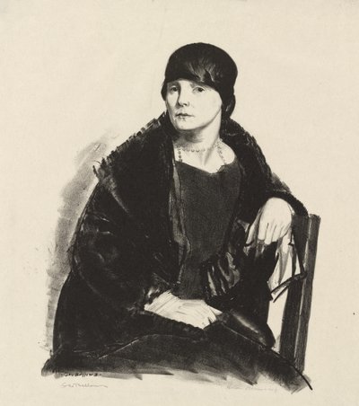 Portrét paní R. od George Bellows