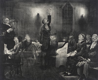 Modlitební setkání č. 2 od George Bellows