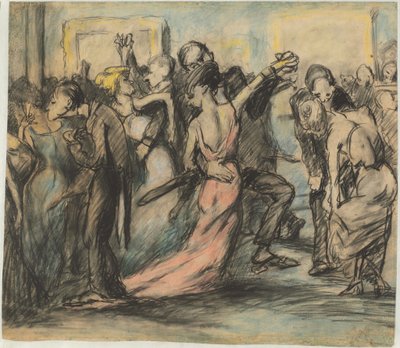 Society Ball [zadní strana] od George Bellows