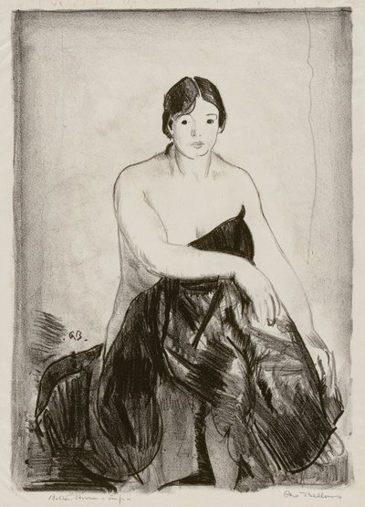 Model, Druhý kámen od George Bellows