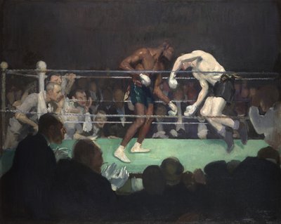 Boxerský zápas od George Benjamin Luks