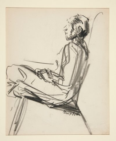 Sedící muž od George Benjamin Luks