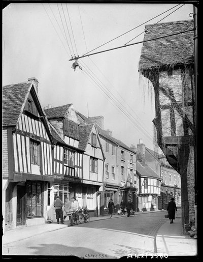 Friar Street, Worcester, Worcestershire, 1942. od George Bernard Mason