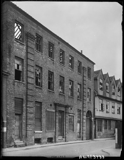 Norfolk Iron Works, Coslany Street, Norwich, Norfolk, 1942. od George Bernard Mason