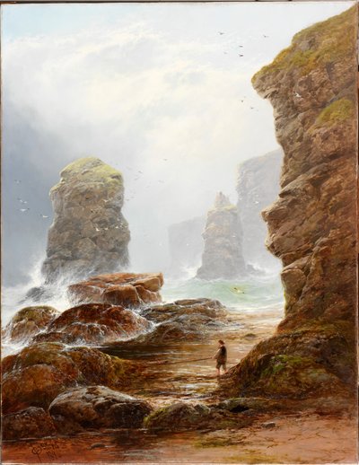 Útesy v Marsden Bay od George Blackie Sticks