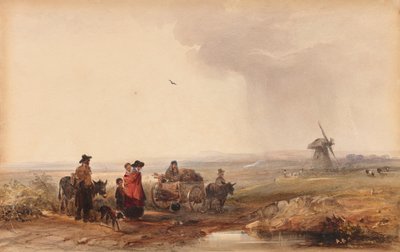Gypsy Camp, Holandsko od George Bryant Campion