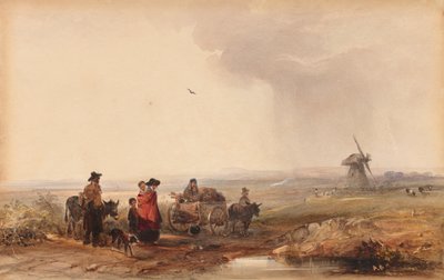 Gypsy Camp, Holandsko, 19. století. od George Bryant Campion
