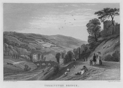 Torrington Bridge (rytina) od George Bryant Campion