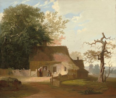 Scenérie chaty od George Caleb Bingham