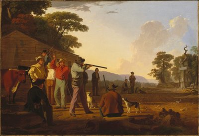 Střelba na hovězí maso od George Caleb Bingham