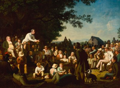 Stump Speaking od George Caleb Bingham
