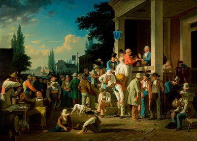 Okresní volby od George Caleb Bingham