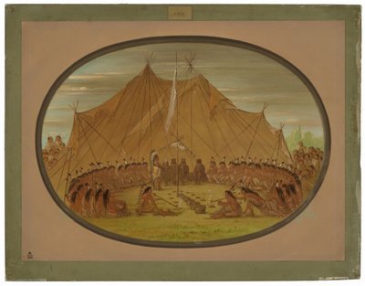 Psí hody - Siouxové od George Catlin