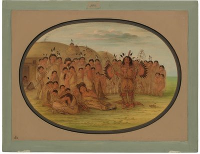 Mandan Medicine Man od George Catlin