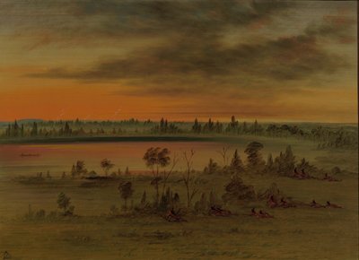 Sioux War Party, 18611869. od George Catlin